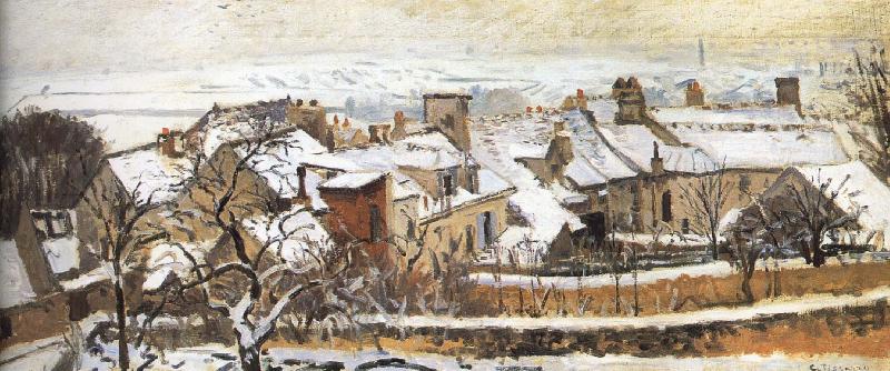 Camille Pissarro Winter Germany oil painting art